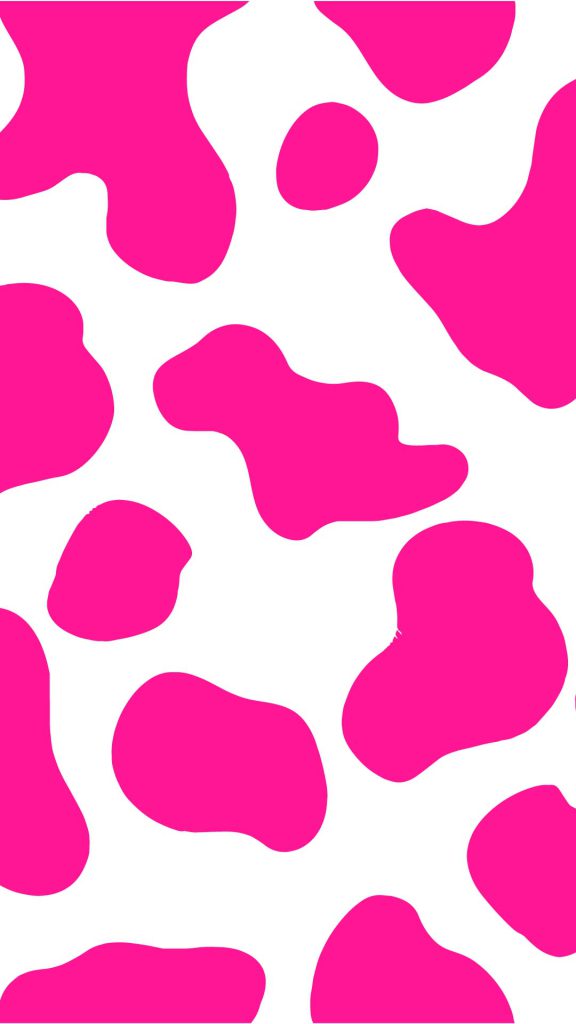 Hot Pink Cow Print Wallpaper Phone